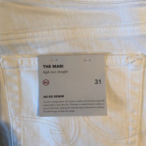 AG Denim High Rise Straight Leg in "The Mari" - Picture 6 of 7